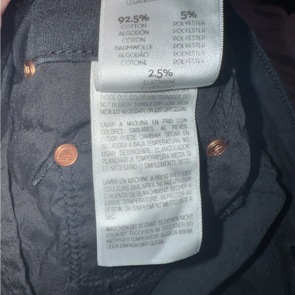Mother Denim High Waisted Looker Jeans- Not Quilty One Liner-size 26 - Picture 15 of 16